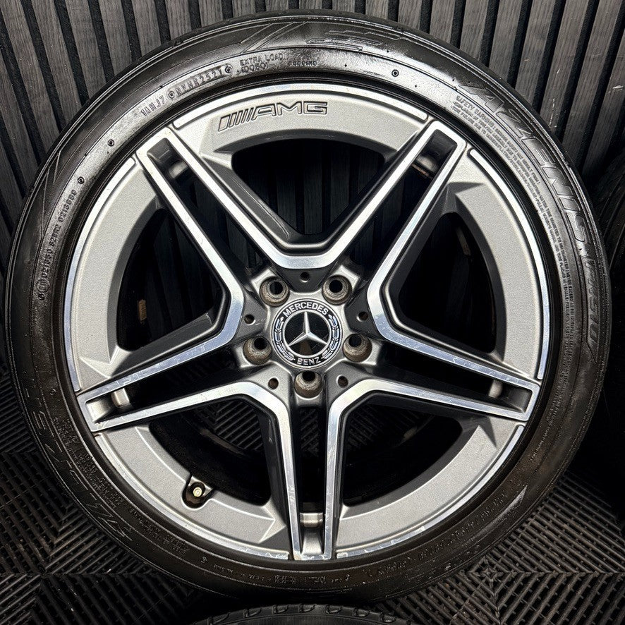 18'' Mercedes Amg A Class Cla B Alloy Wheels Tyres Alloys W177 Genuine