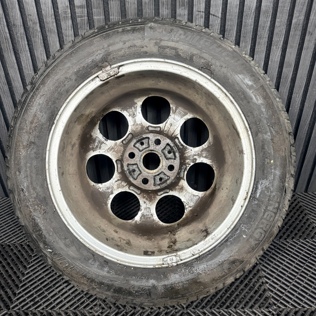 1X 15" MINI R50 R52 R56 One 7 Hole Teledial 81 Alloy Wheel Tyre 1512458 Genuine