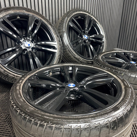 19" BMW 3 Series 442 Black M Sport F30 F31 F32 E90 E92 Alloy Wheel Tyres Genuine