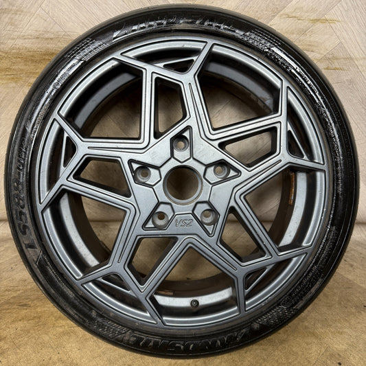 1X 20'' FORD TRANSIT CUSTOM MOTION R VS2 GREY ALLOY WHEEL SINGLE SPARE
