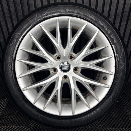 1X 17'' Seat Leon FR MK3 Alloy Wheel Tyre Single Genuine 5F0601025H