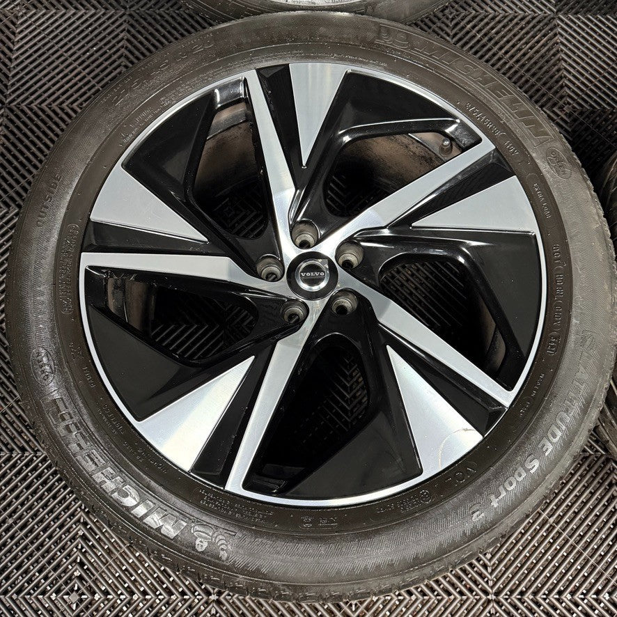 20" GENUINE VOLVO XC90 R DESIGN 5 SPOKE ALLOY WHEELS TYRES ALLOYS 5X108 32209411