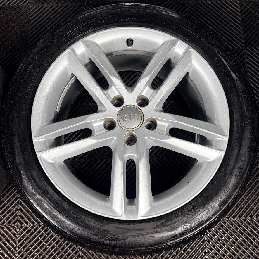 18'' Audi A6 C7 S Line Alloy Wheels Tyres 4G9601025BL Genuine