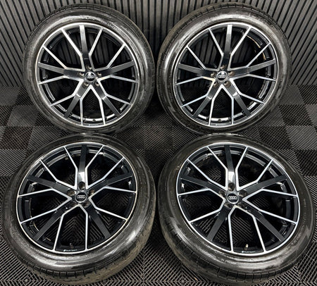 22'' Audi SQ8 Q8 S Line Black RS Alloy Wheels Tyres 4M8601025Q Genuine