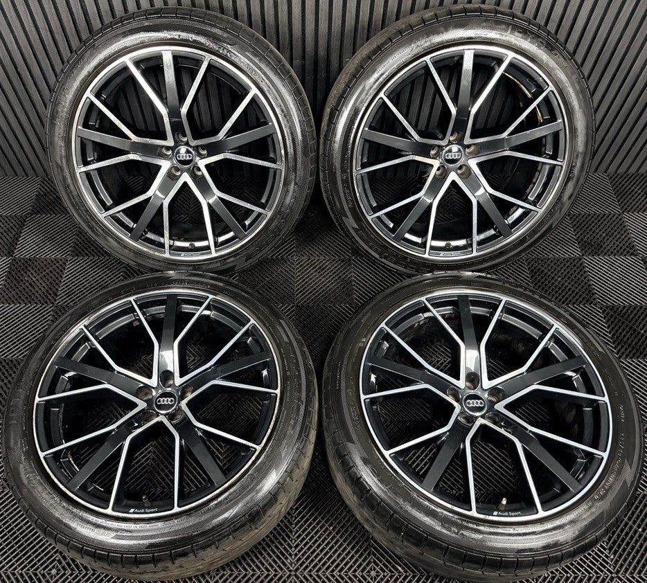 22'' Audi SQ8 Q8 S Line Black RS Alloy Wheels Tyres 4M8601025Q Genuine
