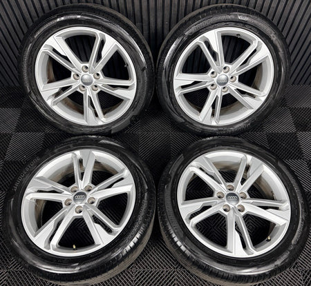 19'' Audi Q3 S Line 5 Double Spoke Alloy Wheels Tyre Alloys 83A601025M Genuine