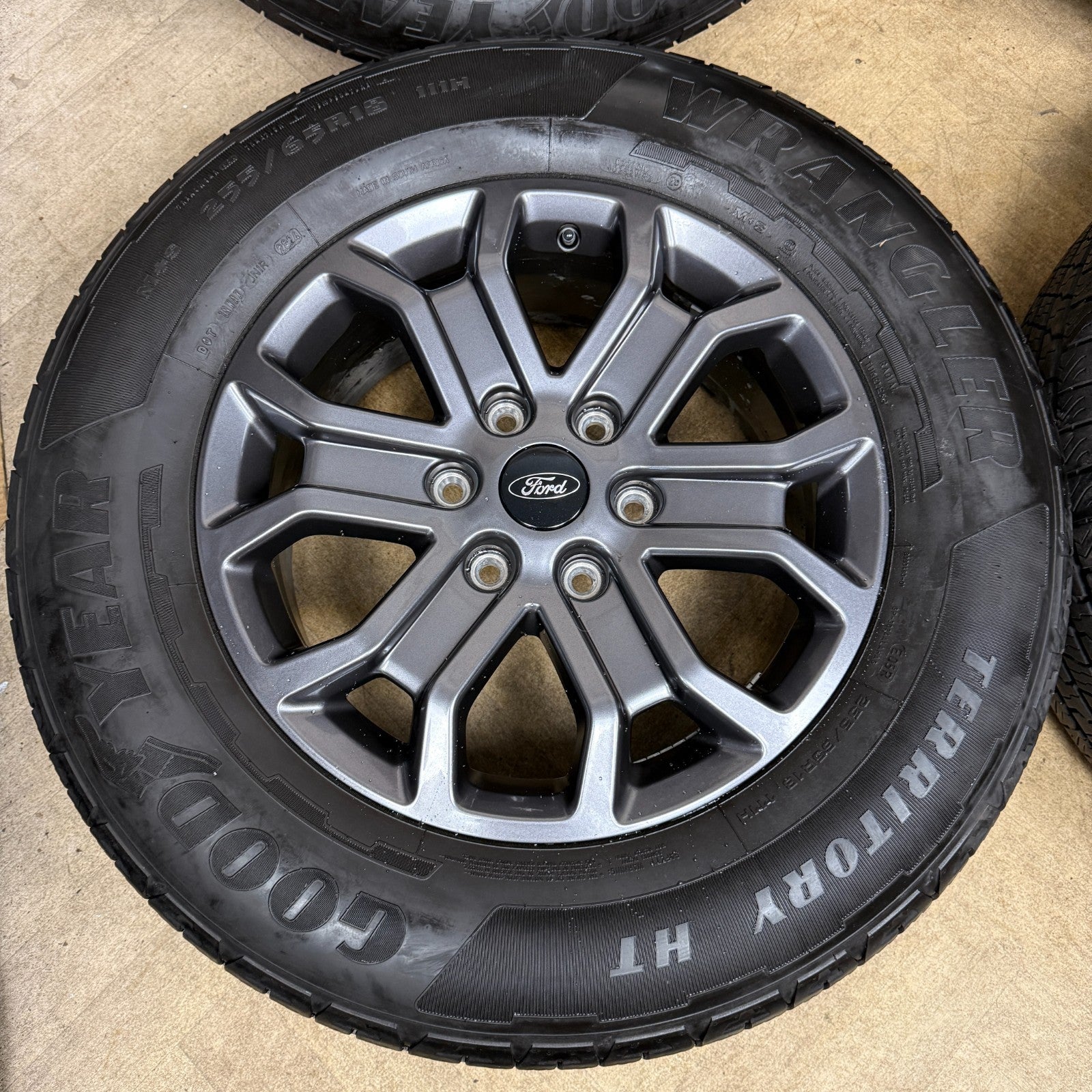 18'' GENUINE FORD RANGER GREY WILDTRAK ALLOY WHEELS TYRES ALLOYS