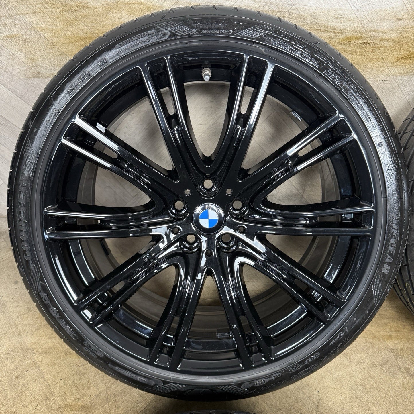 20'' GENUINE BMW 5 SERIES 759  BLACK M SPORT G30 G31 ALLOY WHEELS TYRES