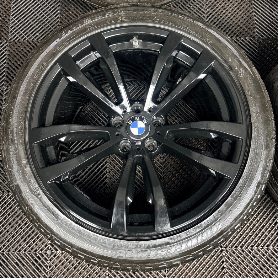 20'' BMW X5 F15 X6 F16 469 Black M Sport Alloy Wheels Tyres Alloys Genuine
