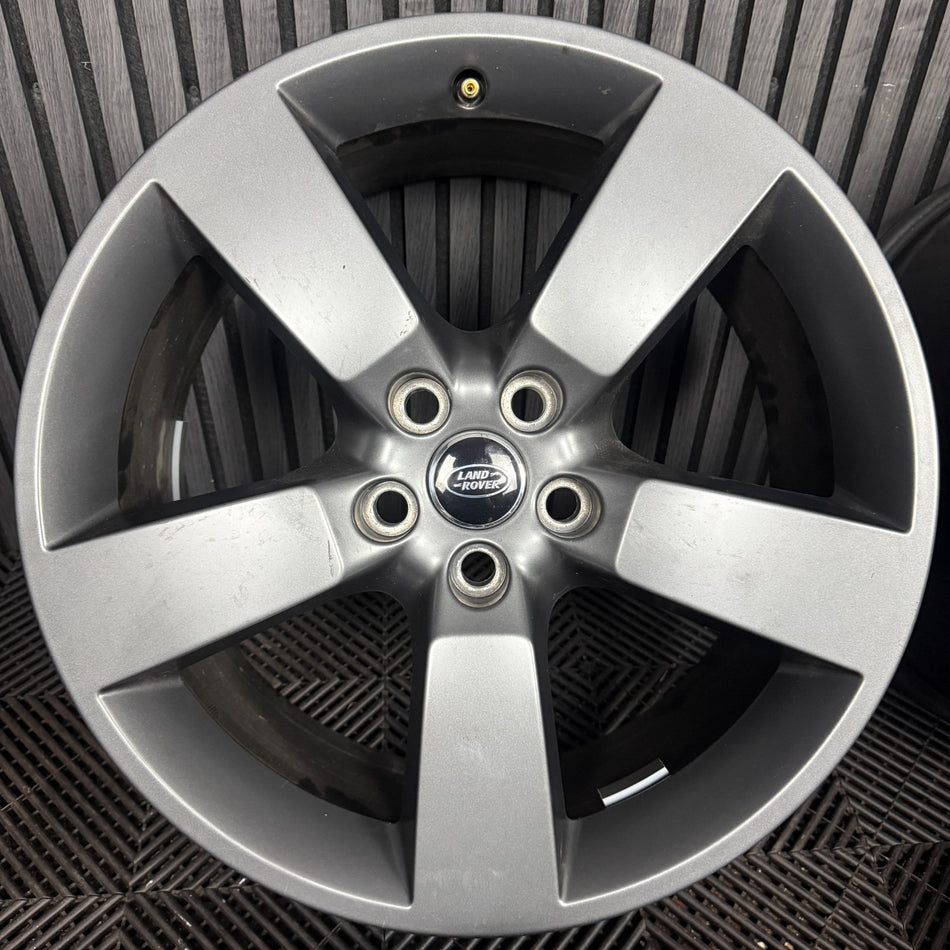 20'' GENUINE LAND ROVER DEFENDER 5 SPOKE GREY 5098 ALLOY WHEELS ALLOYS