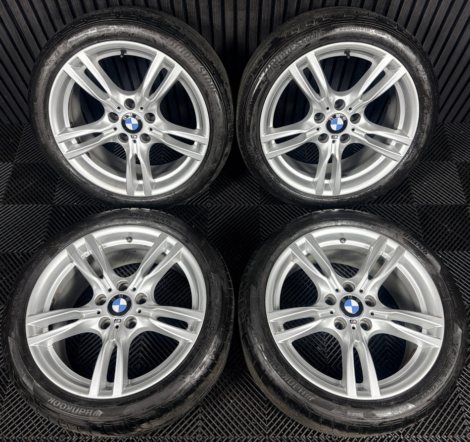 18" Bmw 3 Series 400 M Sport F30 F31 F32 F36 E90 E92 Alloy Tyres Wheels Genuine