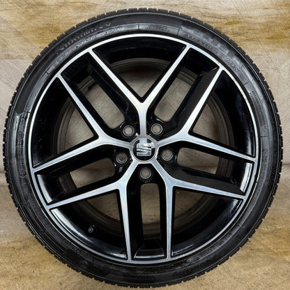 1X 18'' GENUINE SEAT LEON FR PERFORMANCE MK3 ALLOY WHEEL TYRE SINGLE 5F0601025AB