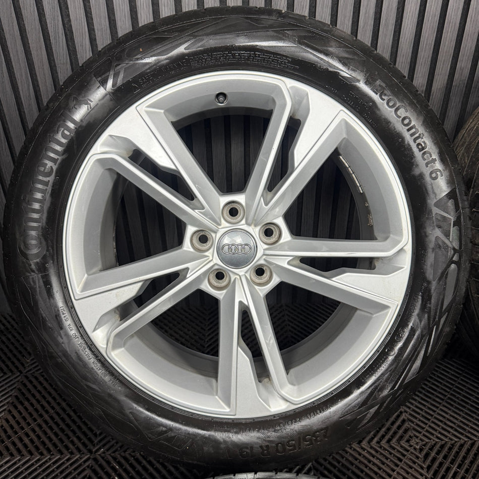 19'' Audi Q3 S Line 5 Double Spoke Alloy Wheels Tyre Alloys 83A601025M Genuine