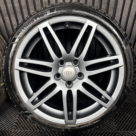 18'' Audi A3 S Line Grey Black Edition Wheels Alloys Tyres 8P0601025BA Genuine