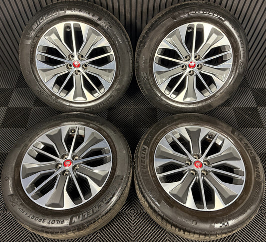 19'' GENUINE JAGUAR I PACE I-PACE 5055 ATOM ALLOY WHEELS TYRES M9D3-1007-BA