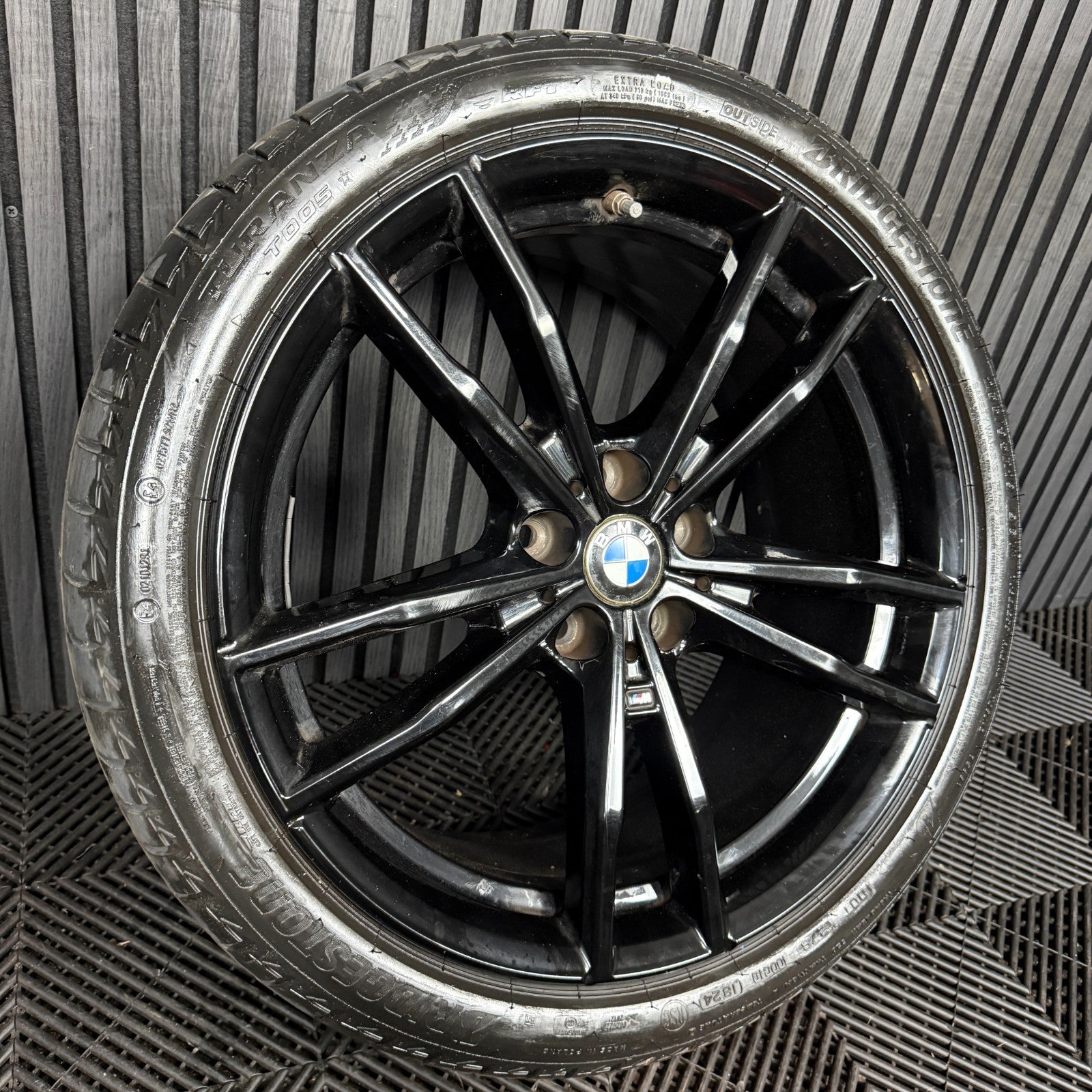 1X 19'' GENUINE BMW 3 SERIES 791 M SPORT 4 G20 BLACK ALLOY WHEEL 8090095 REAR