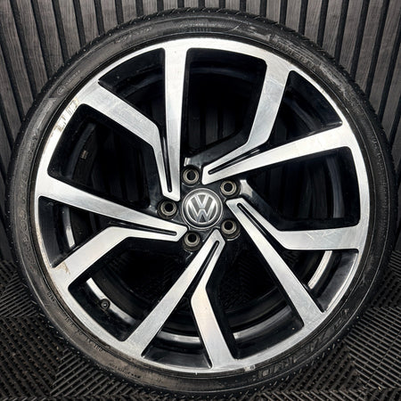 1X 19'' VW Golf Brescia Clubsport GTI MK7 Alloy Wheel Tyre 5G0601025CL Genuine