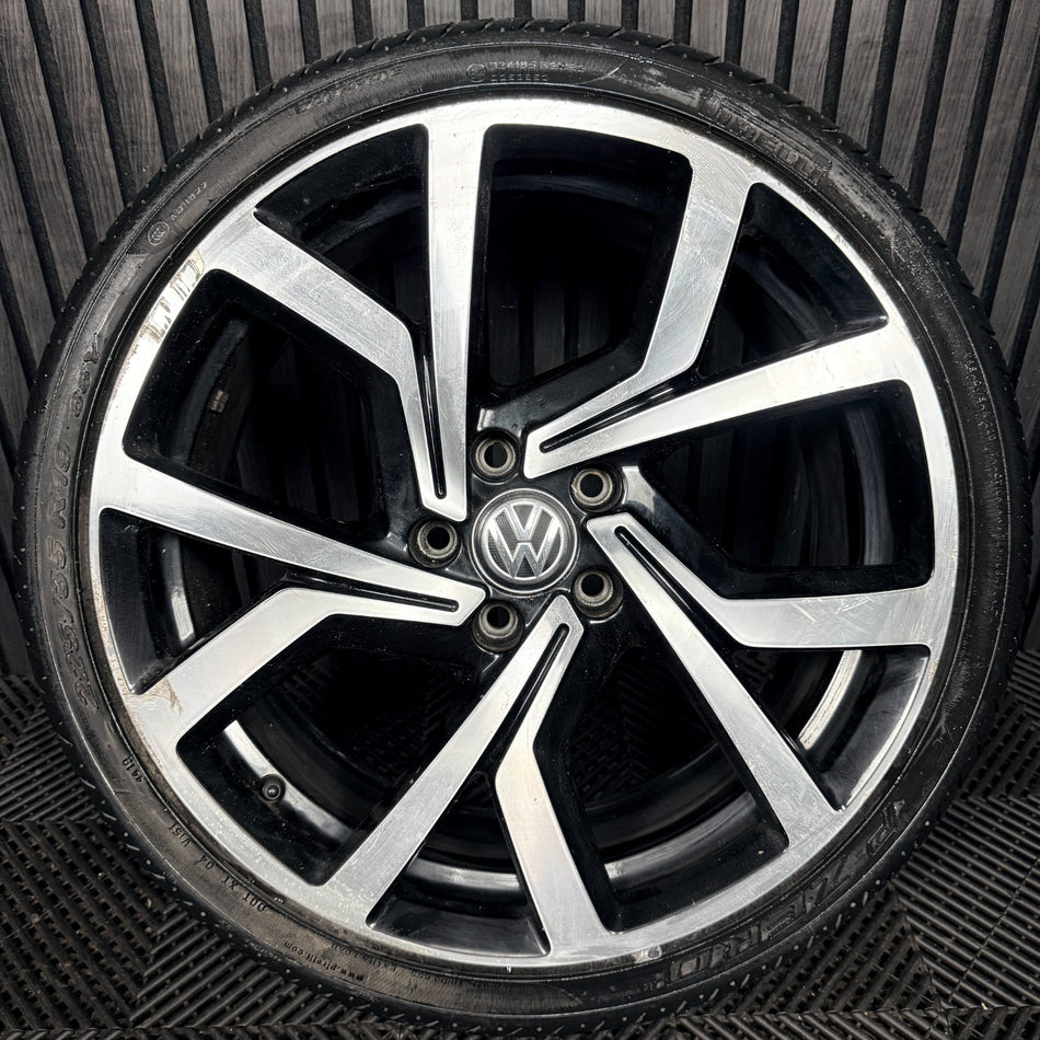 1X 19'' VW Golf Brescia Clubsport GTI MK7 Alloy Wheel Tyre 5G0601025CL Genuine