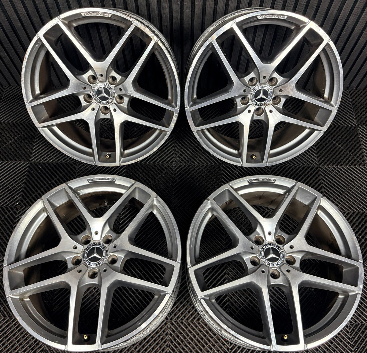19'' Mercedes AMG GLC Grey DC Sport Alloy Wheels 5X112 Genuine A2534011800