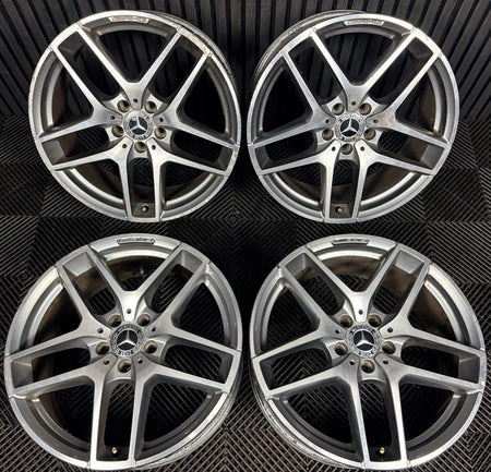 19'' Mercedes AMG GLC Grey DC Sport Alloy Wheels 5X112 Genuine A2534011800