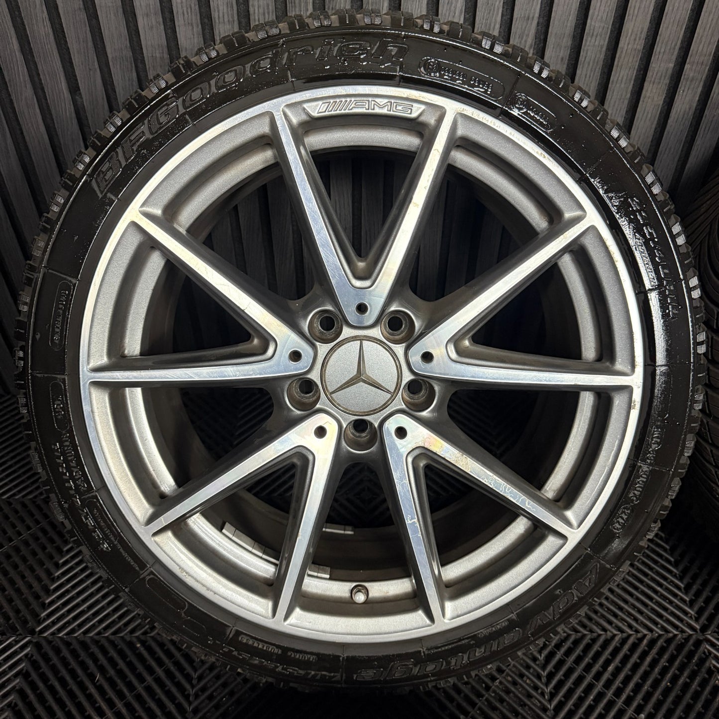 18" GENUINE MERCEDES AMG A CLASS CLA A45 CLA45 A35 WHEELS TYRES ALLOYS W176