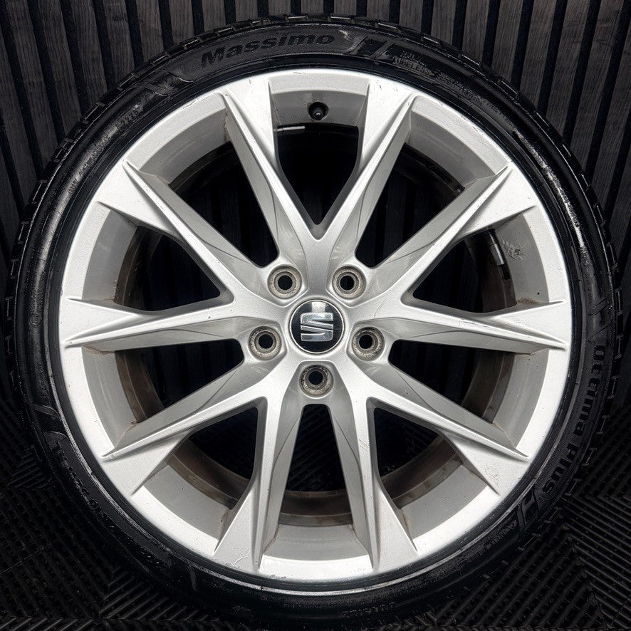 1X 18'' Seat Leon FR Performance MK3 Alloy Wheel Tyre Single Genuine 5F0601025AA