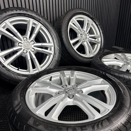 18'' Audi Q3 S Line 5 Double Spoke Facelift Alloy Wheels Tyres Alloys Genuine