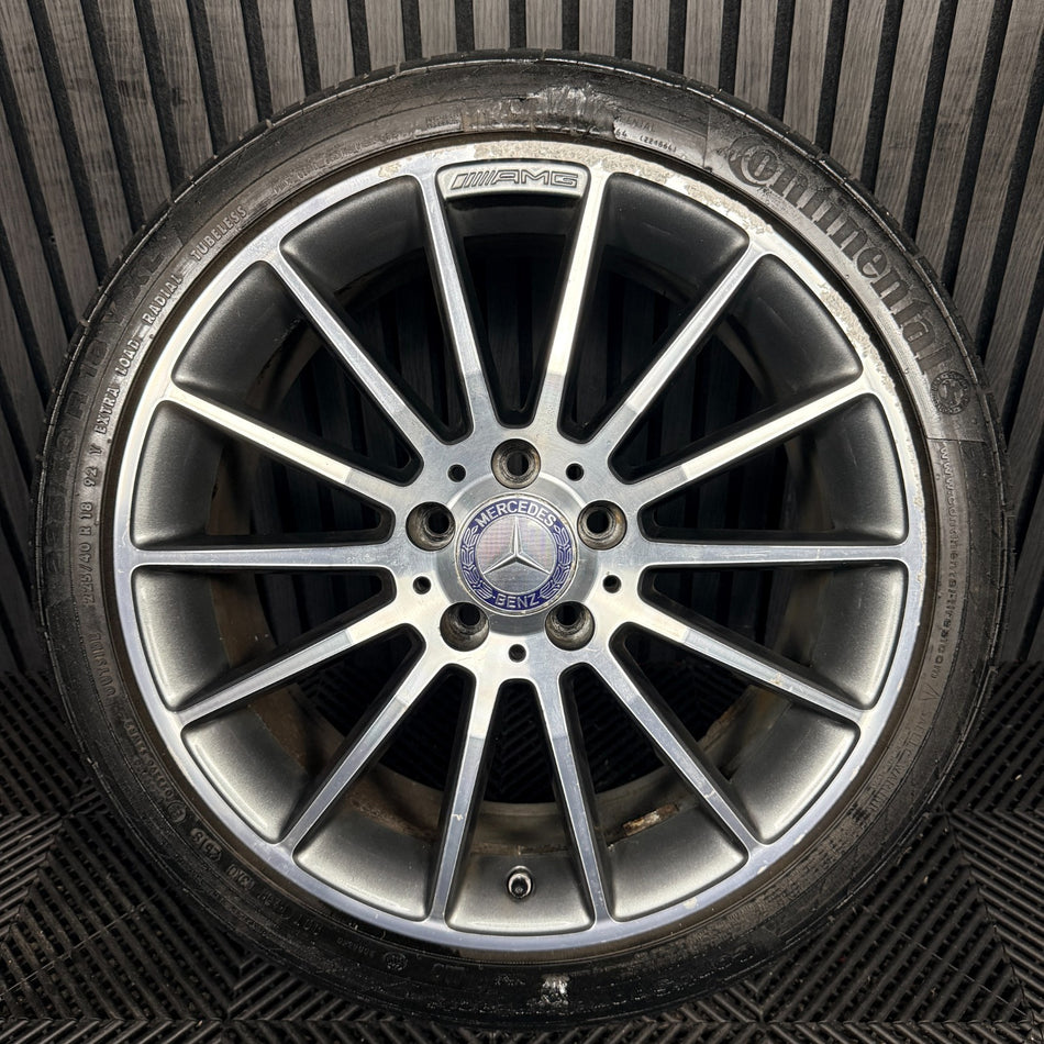 1X 18'' Amg Mercedes A Class Cla Multispoke Alloy Wheel A1764010200 W176 Genuine