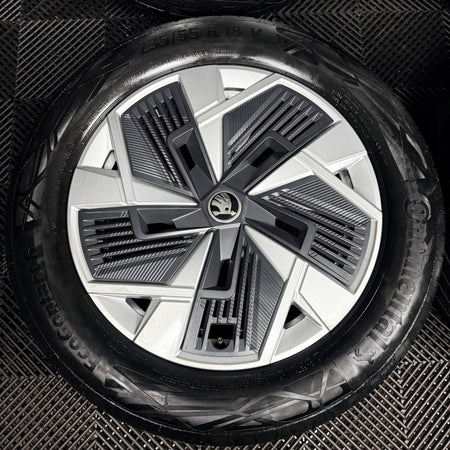 18'' Skoda Kodiaq Alloy Wheels Tyres Plastic Inserts MK2 57H601025 Genuine