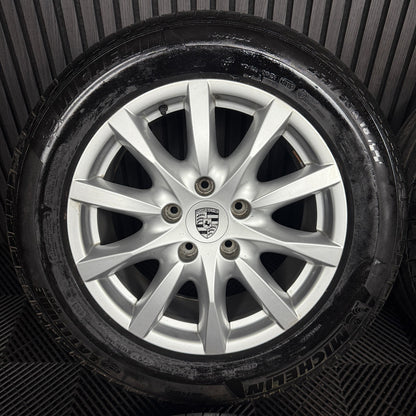 18'' GENUINE PORSCHE CAYENNE MULTISPOKE ALLOY WHEELS ALLOYS TYRES 7P5601025T