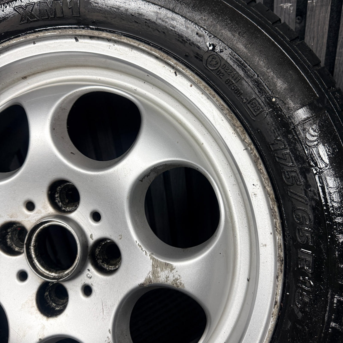 1X 15" MINI R50 R52 R56 One 7 Hole Teledial 81 Alloy Wheel Tyre 1512458 Genuine