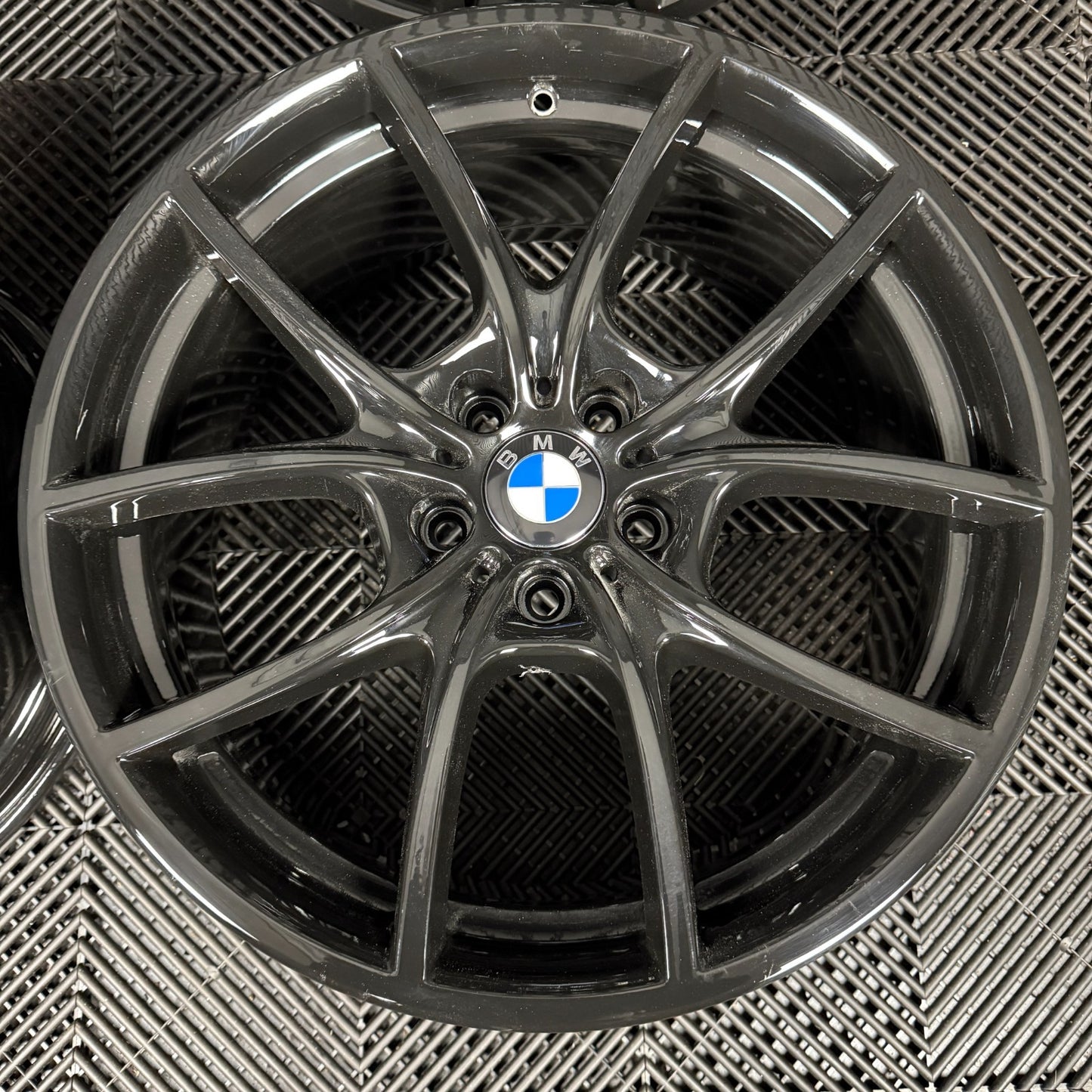 20" GENUINE BMW 5 SERIES 356 BLACK M SPORT F10 F11 F12 F13 F06 ALLOY WHEELS