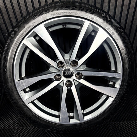 19'' Audi A6 C8 S Line 5 Double Spoke Alloy Wheels Tyres 4K0601025H Genuine
