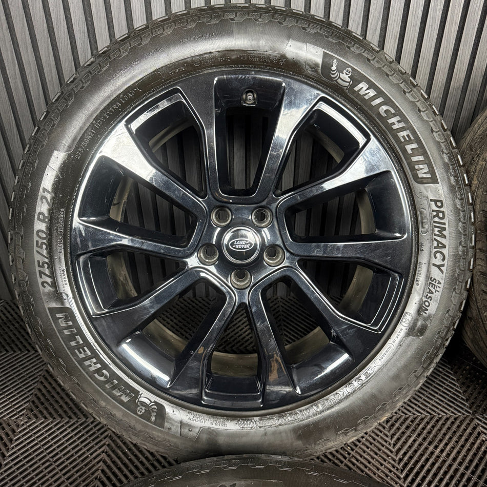 21'' GENUINE RANGE ROVER BLACK SPORT VOGUE WHEELS TYRES ALLOYS L461 N9X2-CB SS