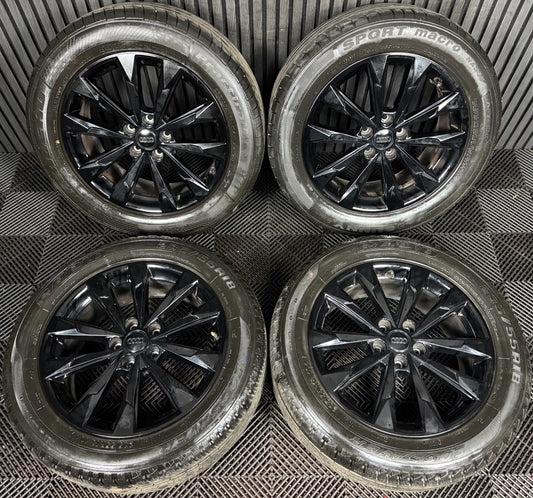 18'' GENUINE AUDI Q3 10 SPOKE ALLOY WHEELS TYRE ALLOYS 83A601025G
