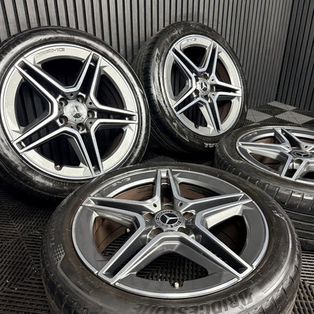 18'' Mercedes Amg A Class Cla B Alloy Wheels Tyres Alloys W177 Genuine