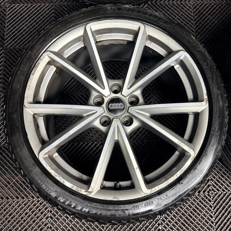 19'' Audi A4 S Line Grey DC B8 B9 Alloy Wheels Alloys Tyres 8W0601025BD Genuine