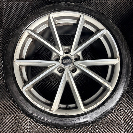 19'' Audi A4 S Line Grey DC B8 B9 Alloy Wheels Alloys Tyres 8W0601025BD Genuine