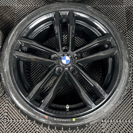 19" BMW 3 Series 704 Black M Sport F30 F31 F32 E90 Alloy Wheels Tyres Genuine