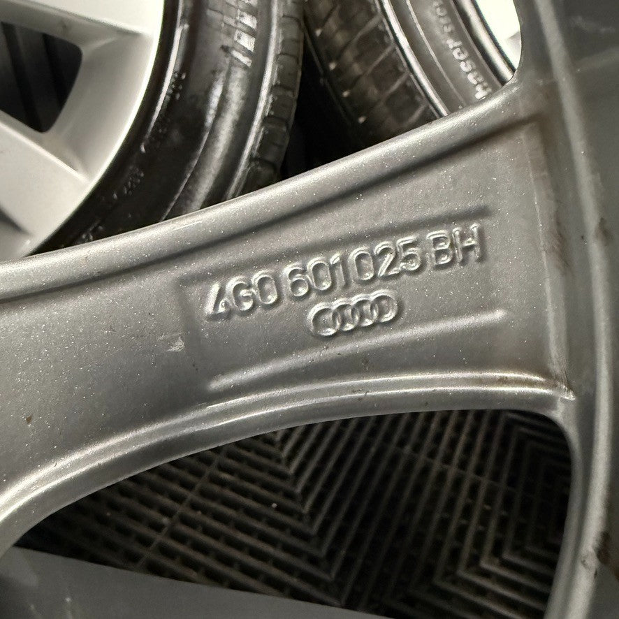 17'' GENUINE AUDI A6 C7 10 SPOKE SILVER ALLOYS WHEELS TYRES 4G0601025BH
