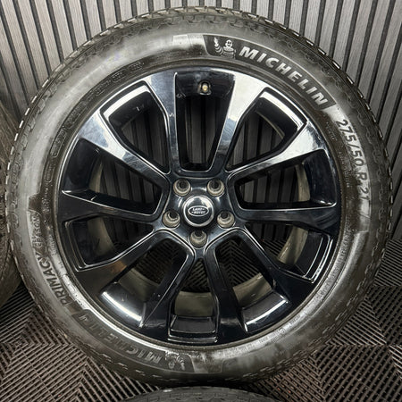 21'' GENUINE RANGE ROVER BLACK SPORT VOGUE WHEELS TYRES ALLOYS L461 N9X2-CB SS