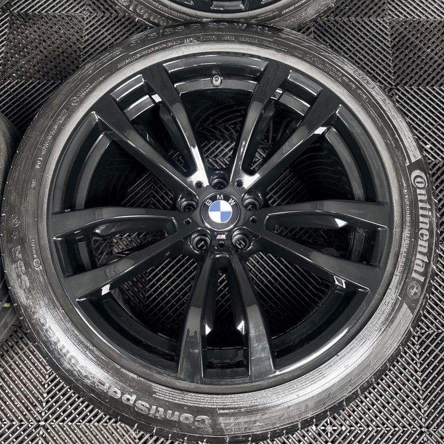 20'' BMW X5 F15 X6 F16 469 Black M Sport Alloy Wheels Tyres Alloys Genuine