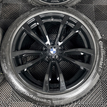 20'' BMW X5 F15 X6 F16 469 Black M Sport Alloy Wheels Tyres Alloys Genuine