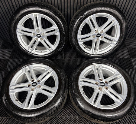 19'' Audi Q5 5 Double Spoke S Line Alloy Wheels Tyres 5X112 80A601025G Genuine