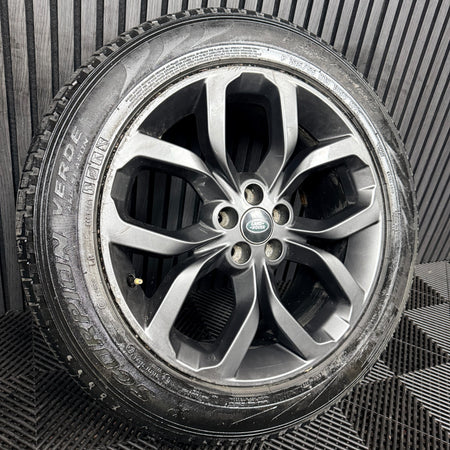 1X 19'' Land Rover Discovery Sport Evoque Grey Alloy Wheel Tyre Genuine