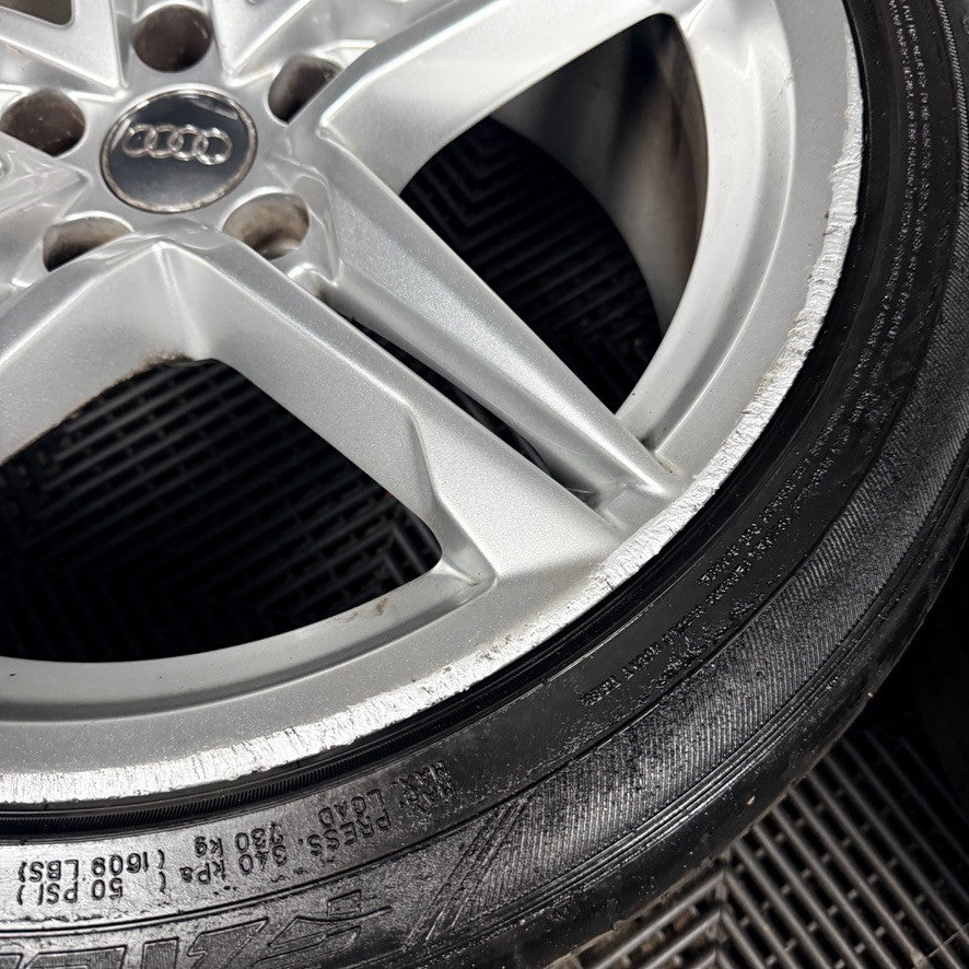 18" Audi A5 S Line Silver Star Spoke Wheels Alloys Tyres 8W0601025DE Genuine