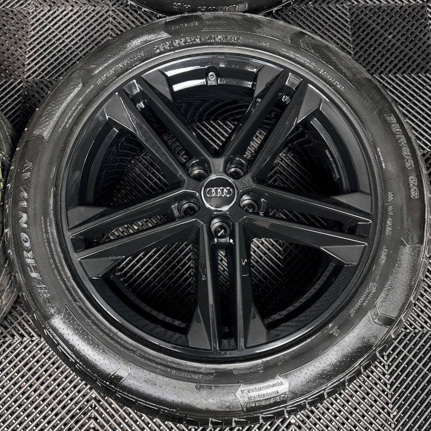 19'' Audi Q5 Black S Line Alloy Wheels Tyres 5X112 80A601025G Genuine