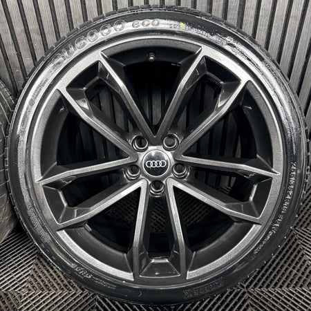 19'' Audi A5 S Line S5 Grey Alloy Wheels Alloys Tyres 8W0601025DF Genuine