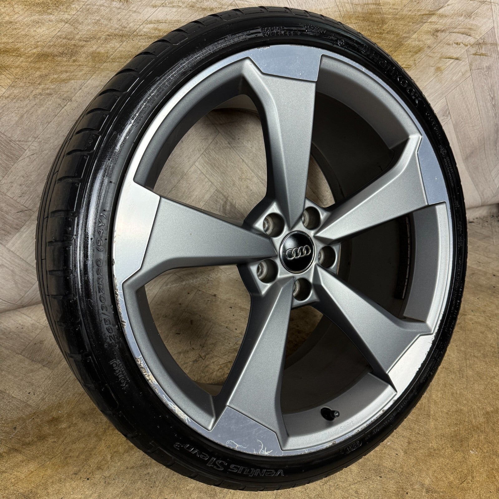 1X 20'' GENUINE AUDI A5 S LINE BLACK EDITION ROTOR WHEEL ALLOY TYRE 8W0601025CF