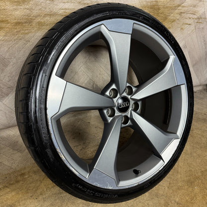 1X 20'' GENUINE AUDI A5 S LINE BLACK EDITION ROTOR WHEEL ALLOY TYRE 8W0601025CF